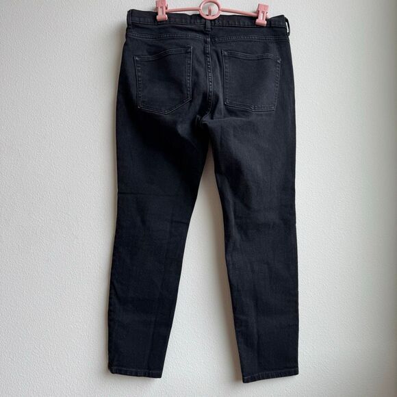 Everlane High Rise Ankle Black Classic Boot Everyday Jeans size 31 Inseam 25” - Picture 5 of 5